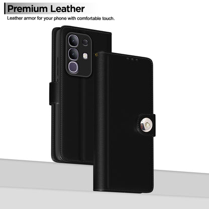 Vivo T4x/iQOO Z10x/Y31 Pro 5G Button flip cover in black by Pikkme – photo 2