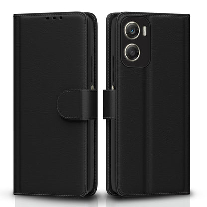 Pikkme black Wallet mobile flip cover for Moto G06 Power