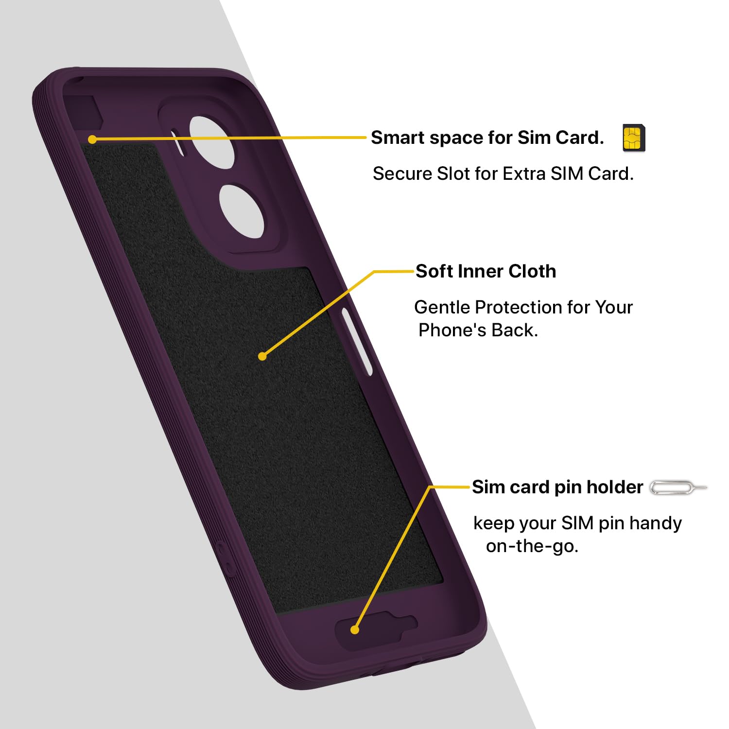 Purple mobile cover for Moto G06 Power – Pikkme – photo 6