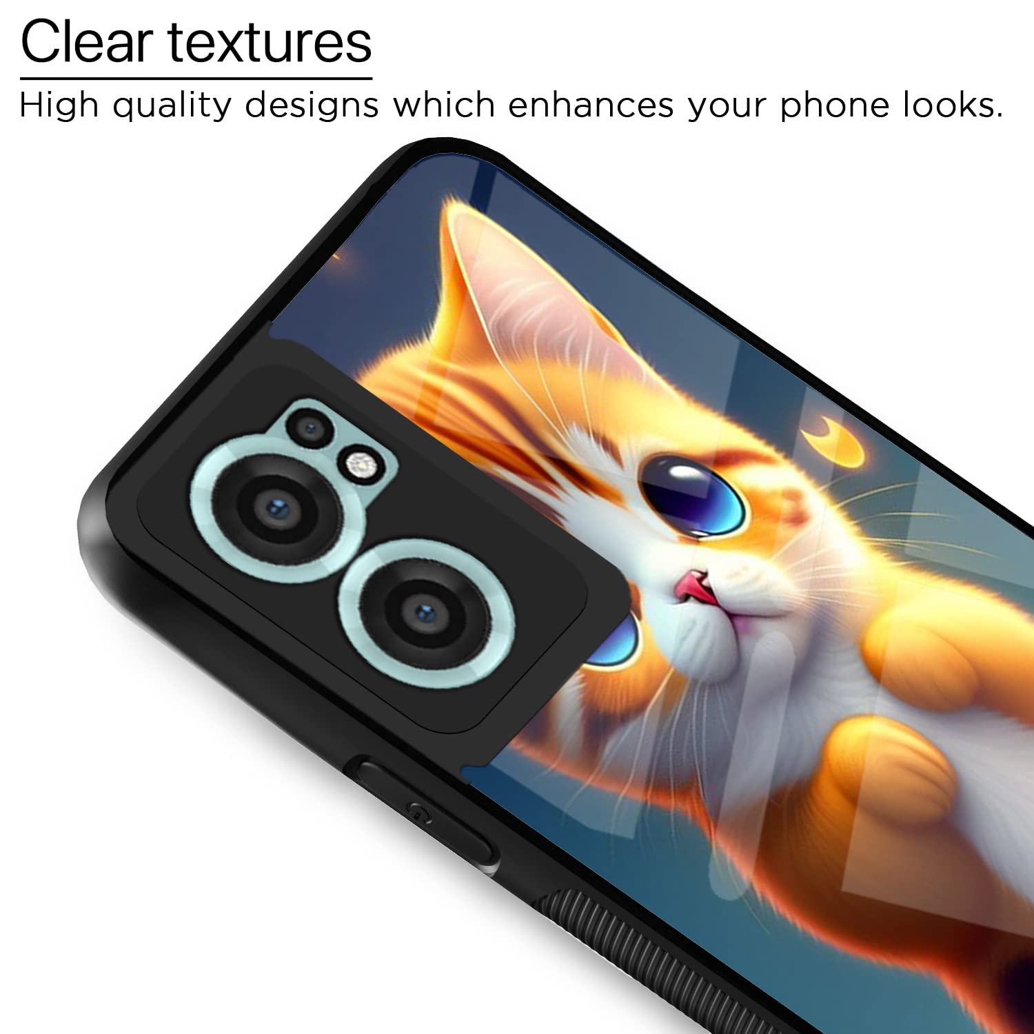 Pikkme Cat mobile back cover for OnePlus Nord CE 2 5G – photo 4