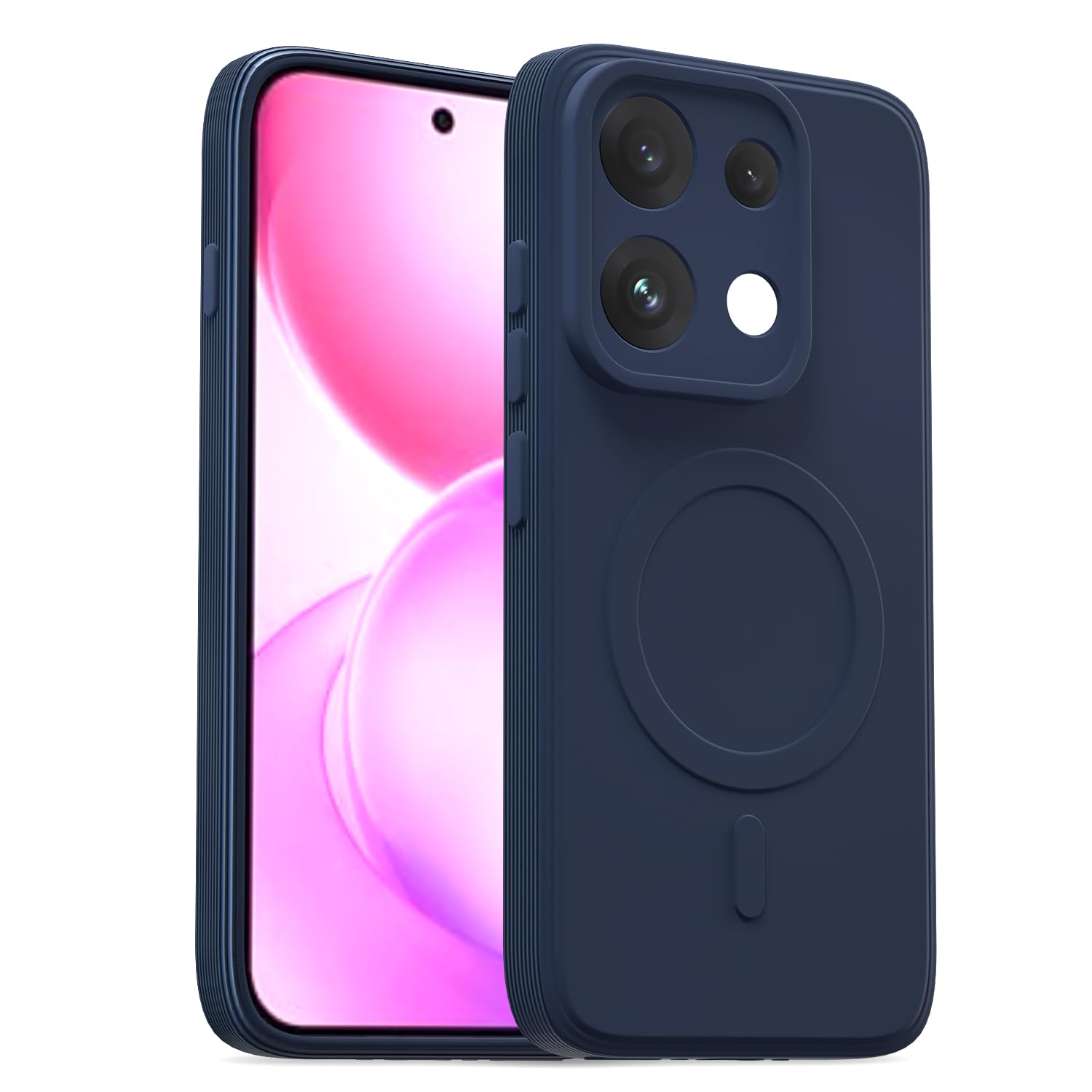Blue MagSafe back cover for Oppo Reno 16 Pro 5G – Pikkme