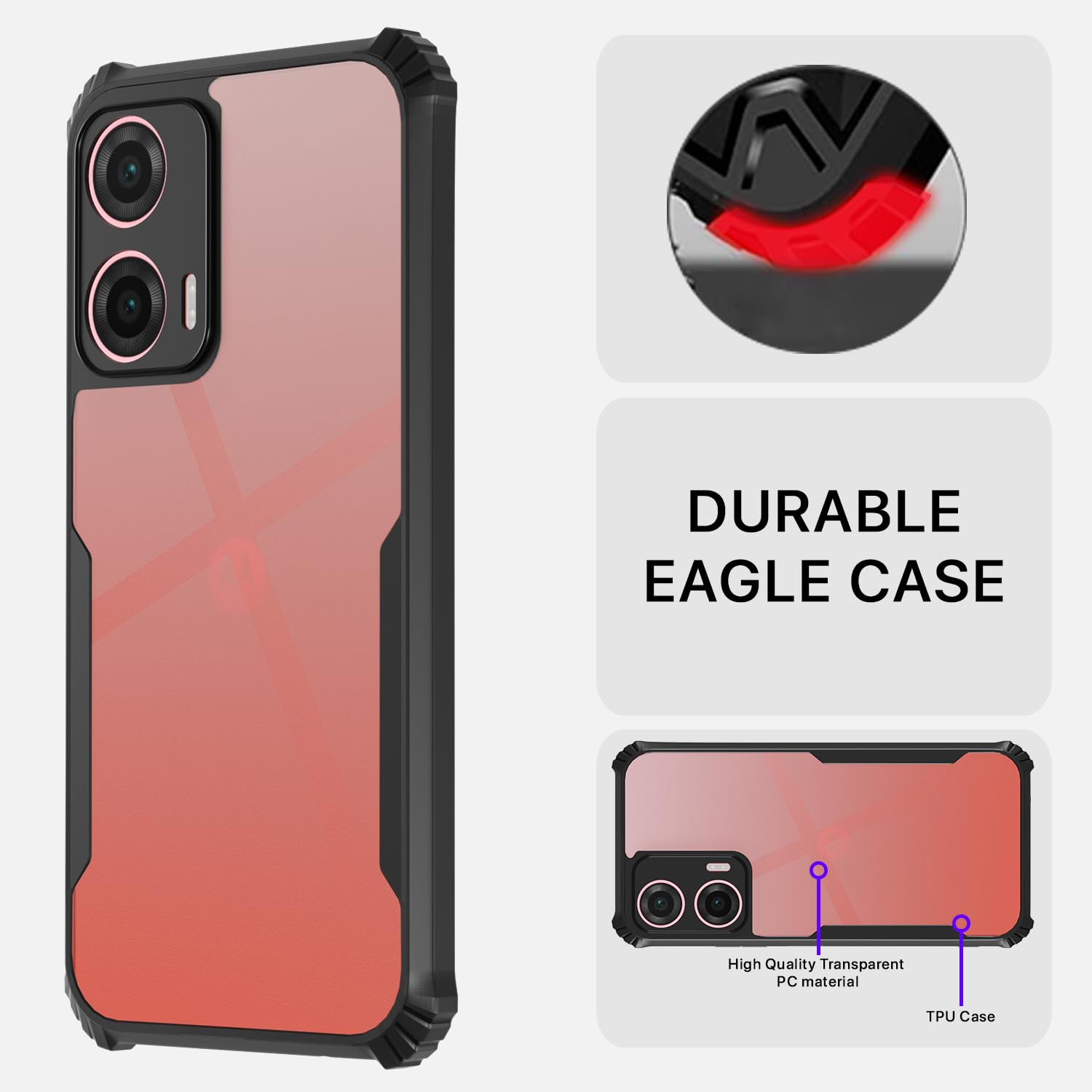 Pikkme black mobile cover for Moto G35 5G – photo 5