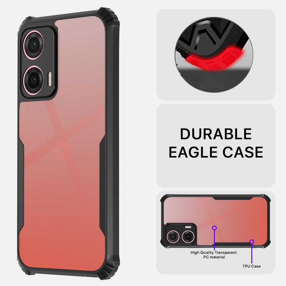 Pikkme black mobile cover for Moto G35 5G – photo 5