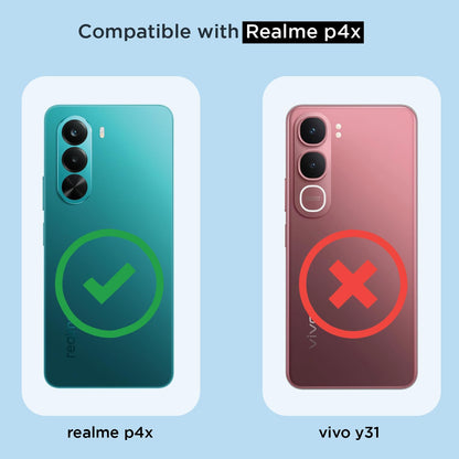 Transparent mag-safe back cover for Realme P4x 5G – Pikkme – photo 4