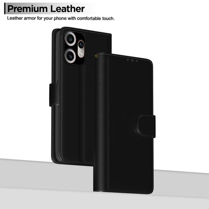 Pikkme CMF by Nothing Phone 2 Pro 5G Vintage Flip cover (Black)