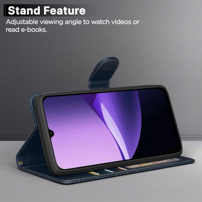 Pikkme Redmi 15C 5G blue mobile flip cover – photo 3