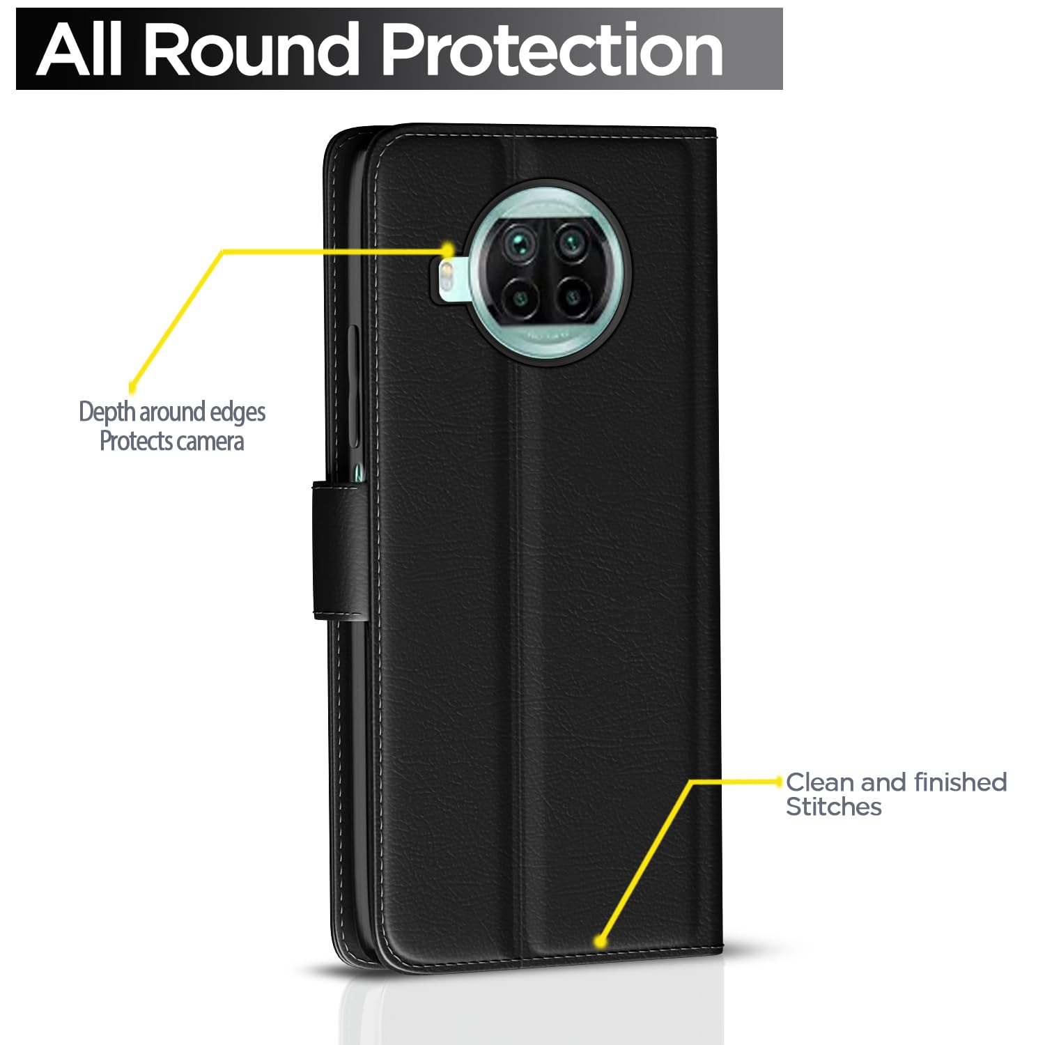 Pikkme black flip case for Mi 10i – photo 4