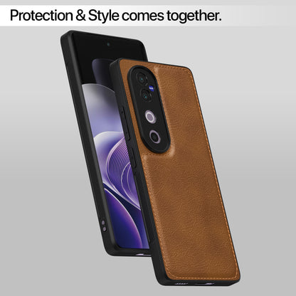 Pikkme Vivo V40 / V40 Pro / T3 Ultra 5G Leatherback Back Case | Brown