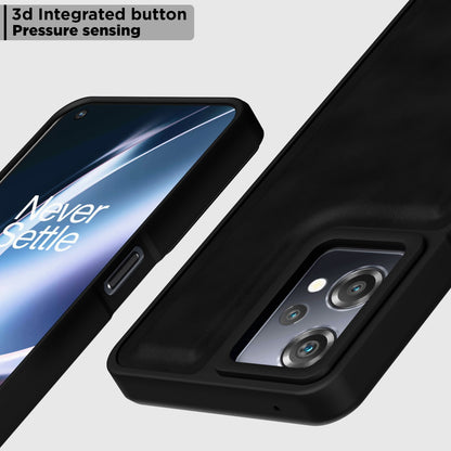 Pikkme OnePlus Nord CE 2 Lite 5G Premium Super Soft-Touch Leatherback Case (Black)