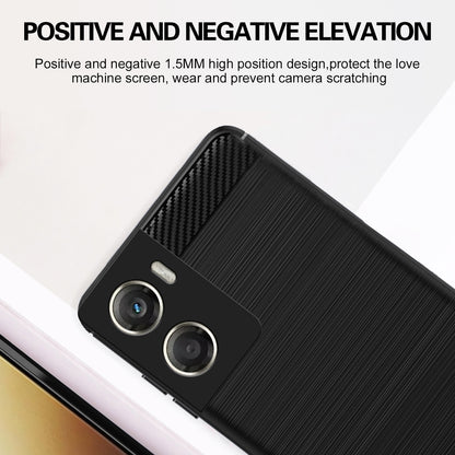Pikkme Motorola Moto G06 Power  Hybrid Carbon Fiber Back Cover (Black)