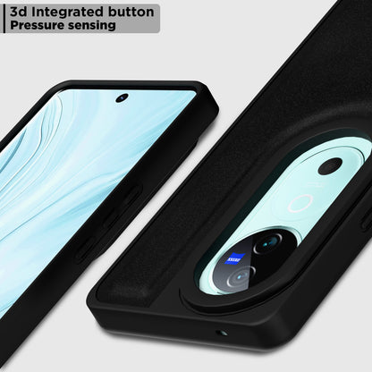 Pikkme Vivo V40 5G / V40 Pro 5G / T3 Ultra 5G Premium Leatherback Case (Black)