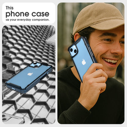 iPhone 13/14 Hybrid mobile back cover in black by Pikkme – photo 6