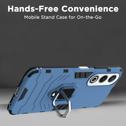 Pikkme Oppo K12x 5G D5 Tough Armor Back Cover (Blue)