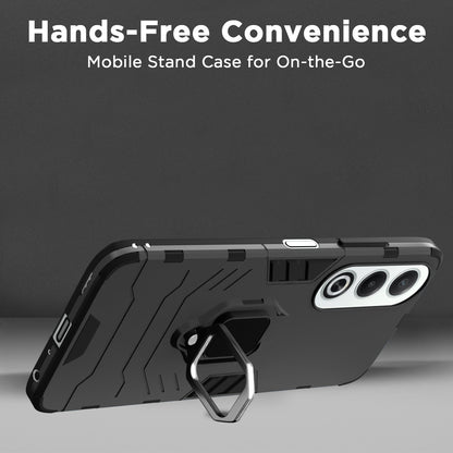 Pikkme Oppo K12x 5G D5 Tough Armor Back Cover (Black)
