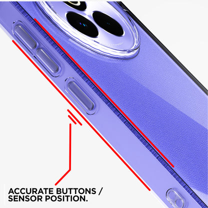 Pikkme Realme P3 Pro 5G  PC + TPU Crystal Clear Back Cover (Transparent)