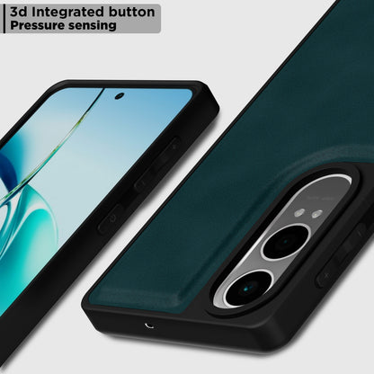Pikkme OnePlus Nord CE 4 Lite 5G Premium Super Soft-Touch Leatherback Case (Green)