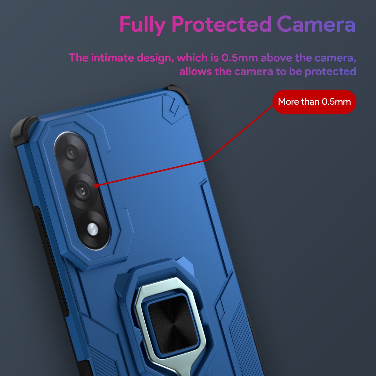 Blue back cover for OnePlus Nord 5 5G – Pikkme – photo 6