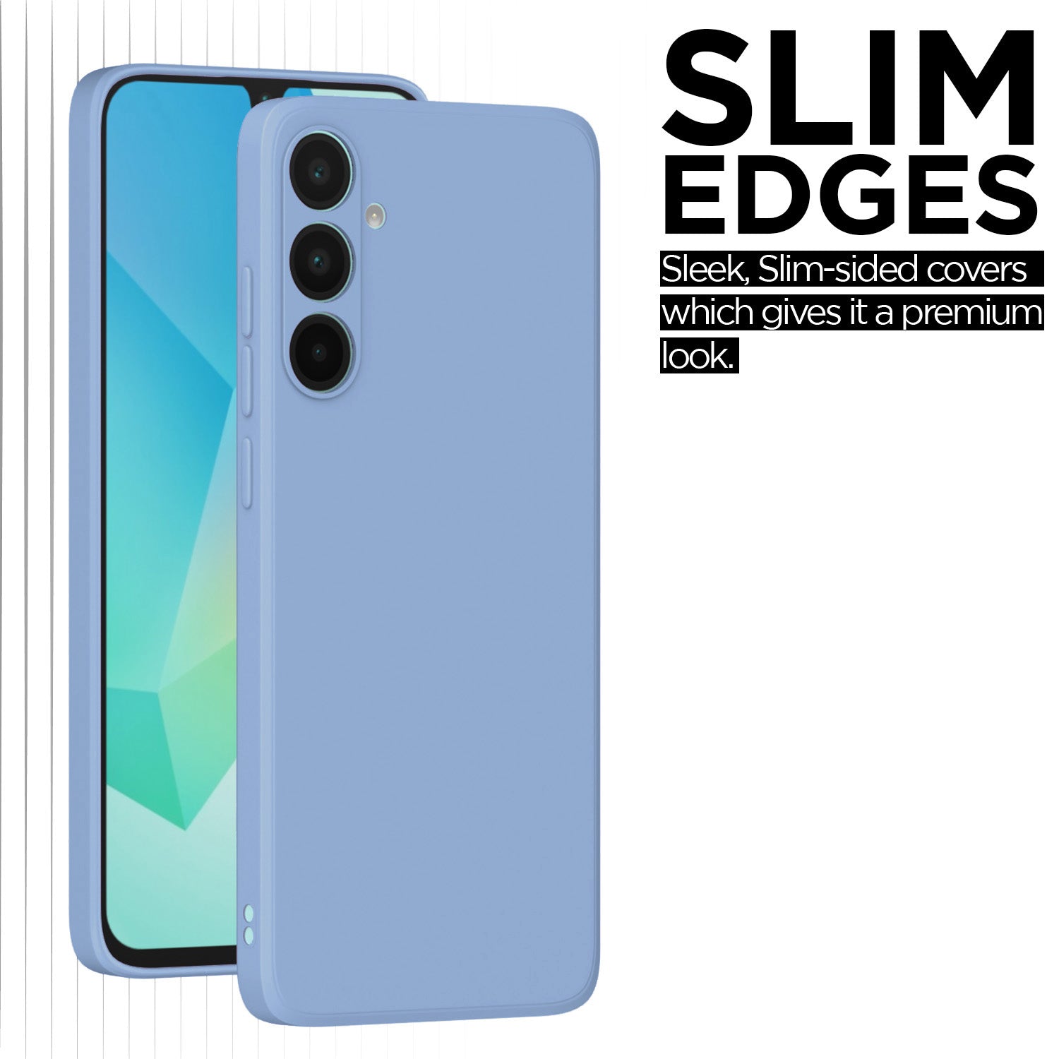 Pikkme Samsung Galaxy A56 5G Soft Matte Liquid Silicone Back Cover (Aqua Blue)