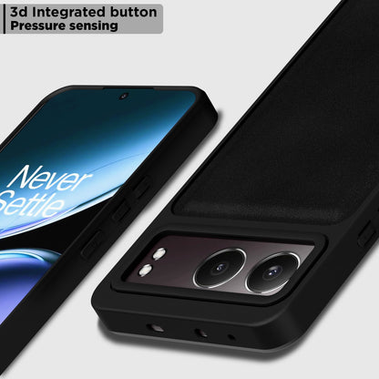 Pikkme OnePlus Nord 4 5G Premium Leatherback Case (Black)