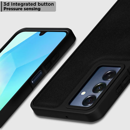 Pikkme Samsung Galaxy A16 5G Premium Leatherback Case (Black)