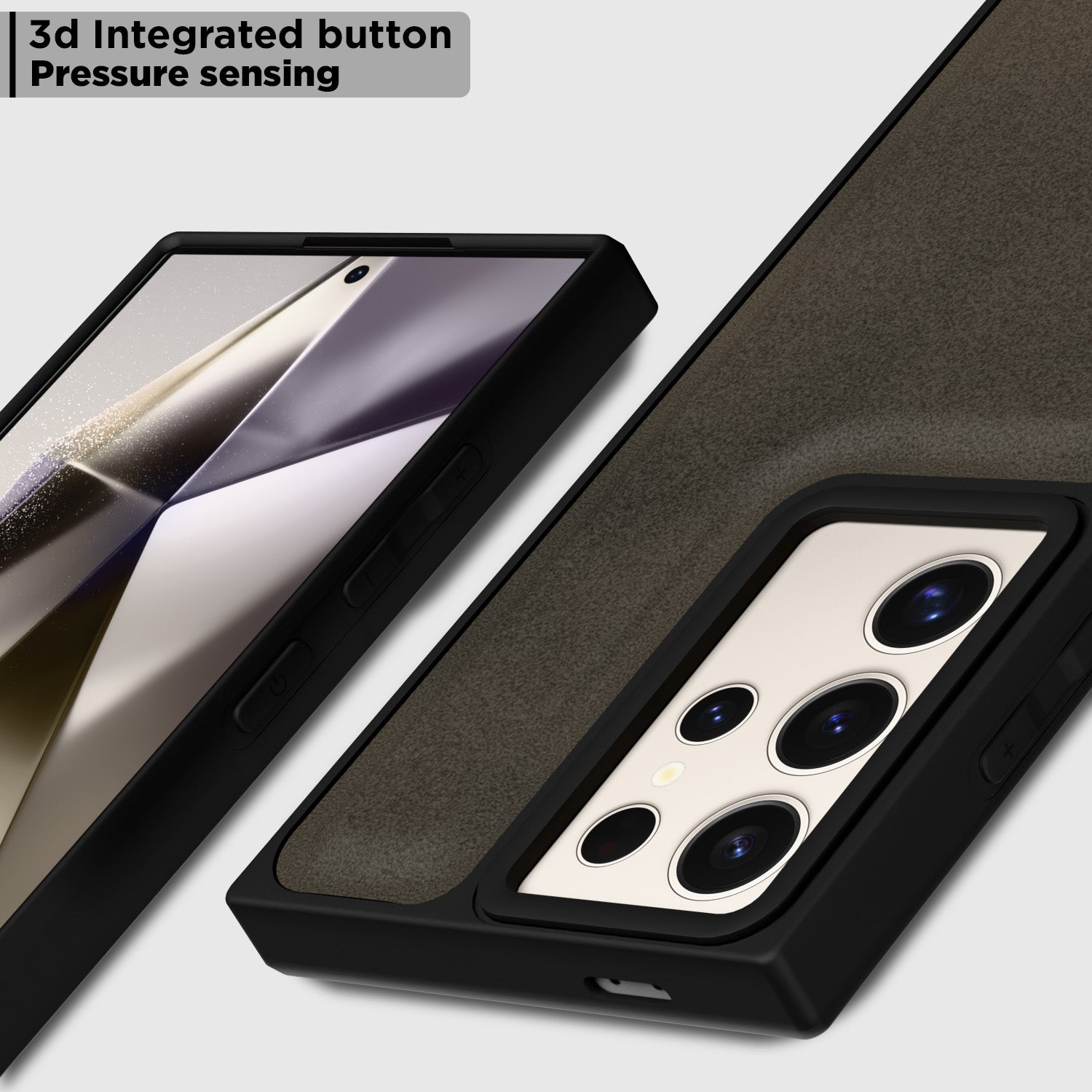 Pikkme Samsung Galaxy S24 Ultra 5G Premium Leatherback Case (Brown)