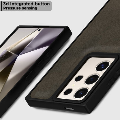 Pikkme Samsung Galaxy S24 Ultra 5G Premium Leatherback Case (Brown)