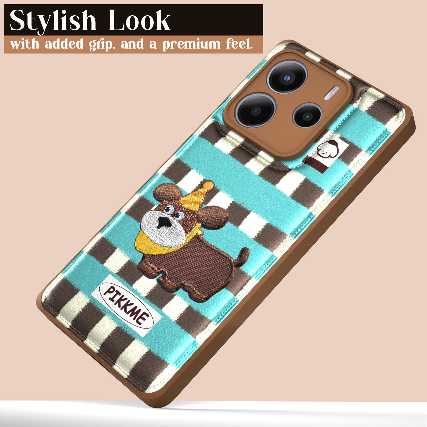 Pikkme  Redmi Note 14 5G Cute Girlish Dog Series Back Cover (Design3)
