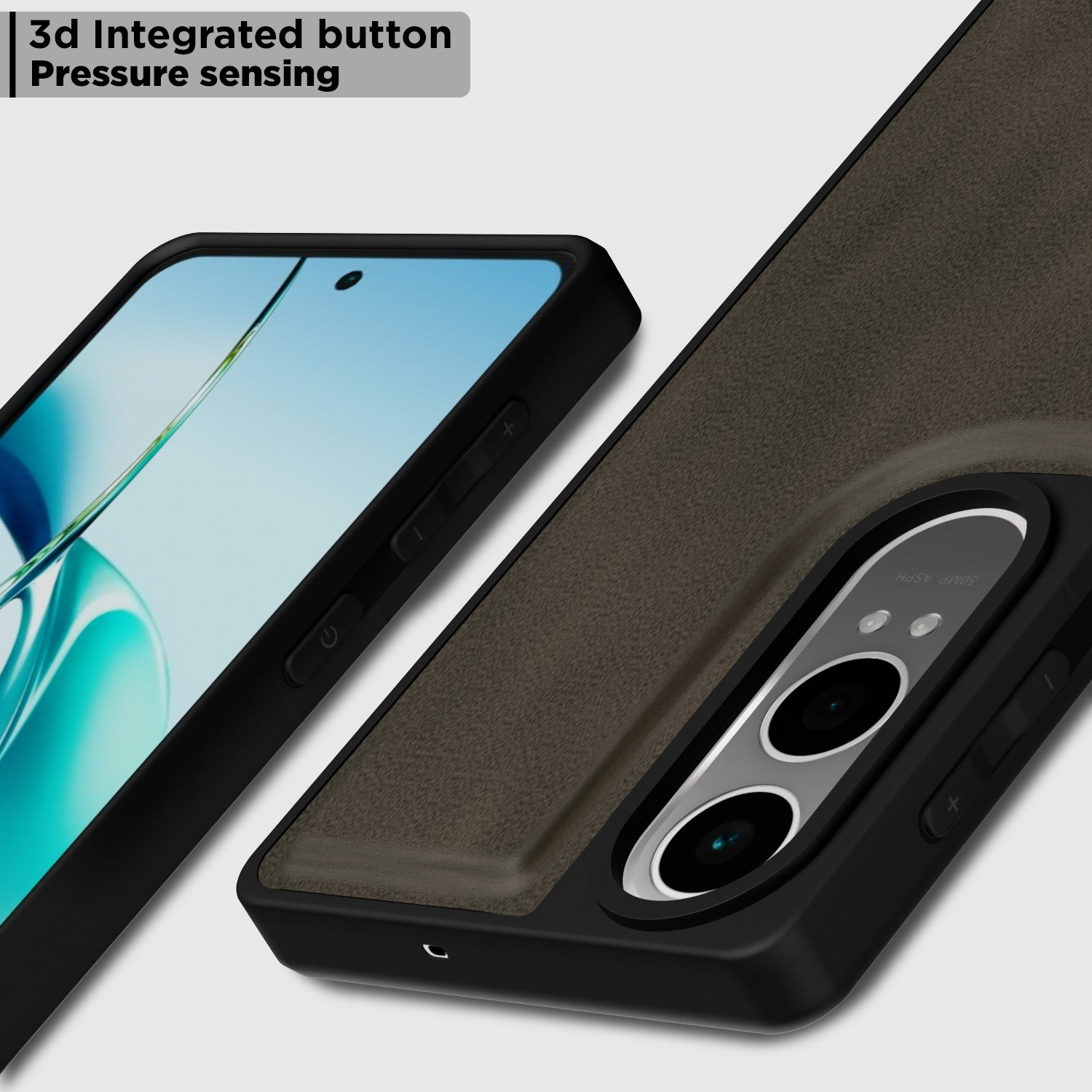 Pikkme OnePlus Nord CE 4 Lite 5G Premium Super Soft-Touch Leatherback Case (Brown)