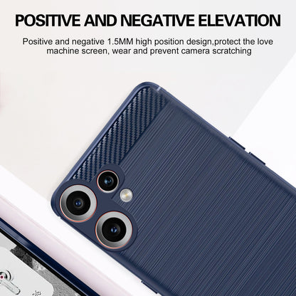 Pikkme CMF by Nothing Phone 2 Pro 5G  Hybrid Carbon Fiber Back Cover (Blue)