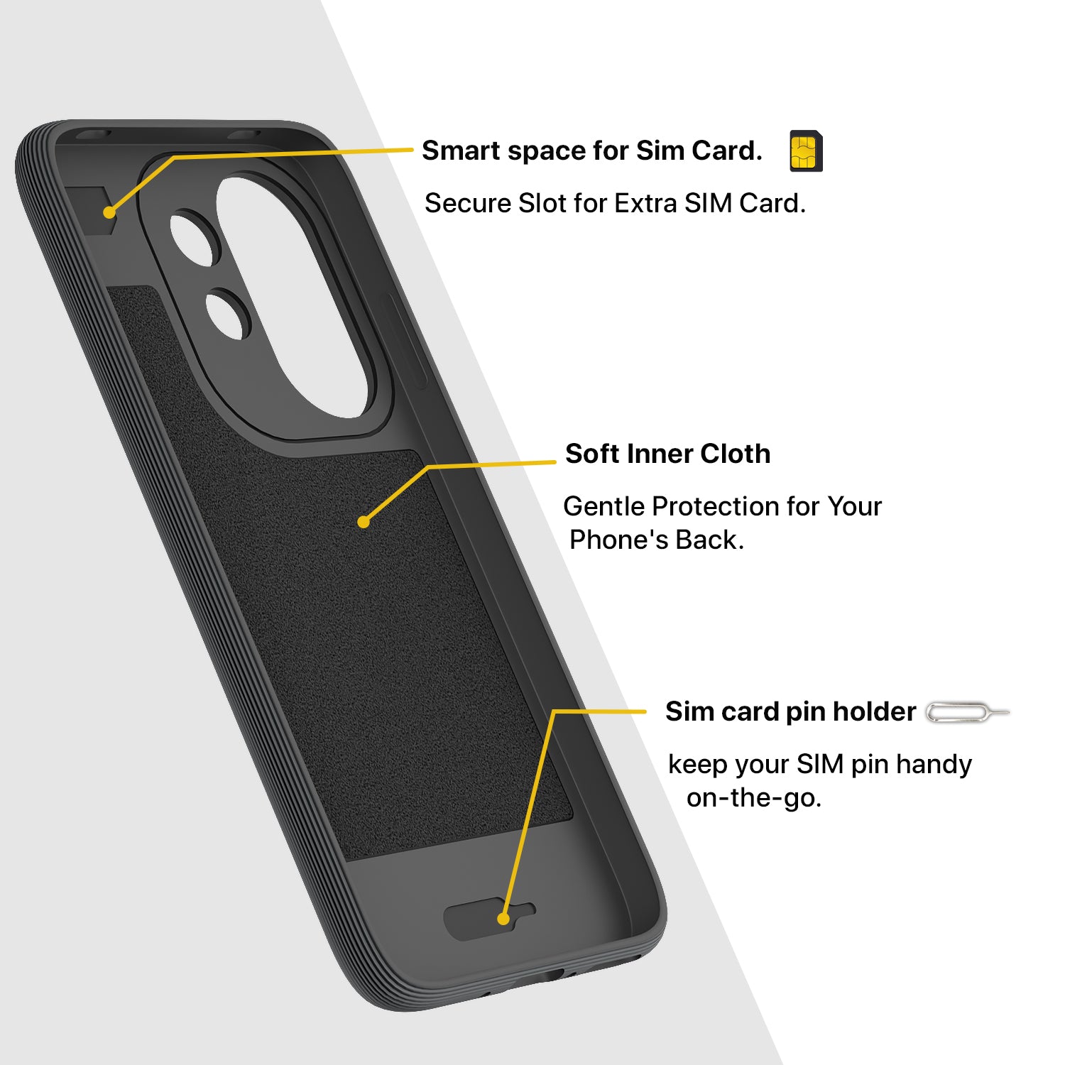 Grey phone cover for Vivo V60/T4 Pro 5G – Pikkme – photo 6
