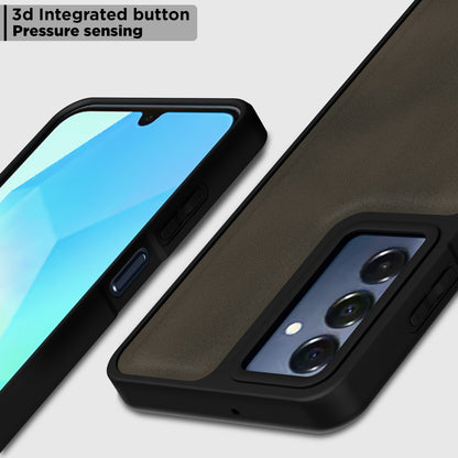 Pikkme Samsung Galaxy A16 5G Premium Leatherback Case (Brown)