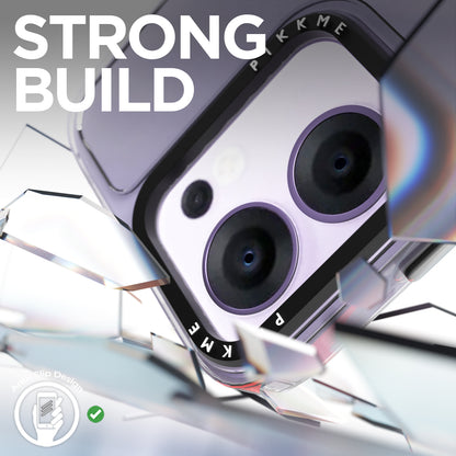 Pikkme Oppo Reno 13F 5G Transring Back Cover (Transparent)