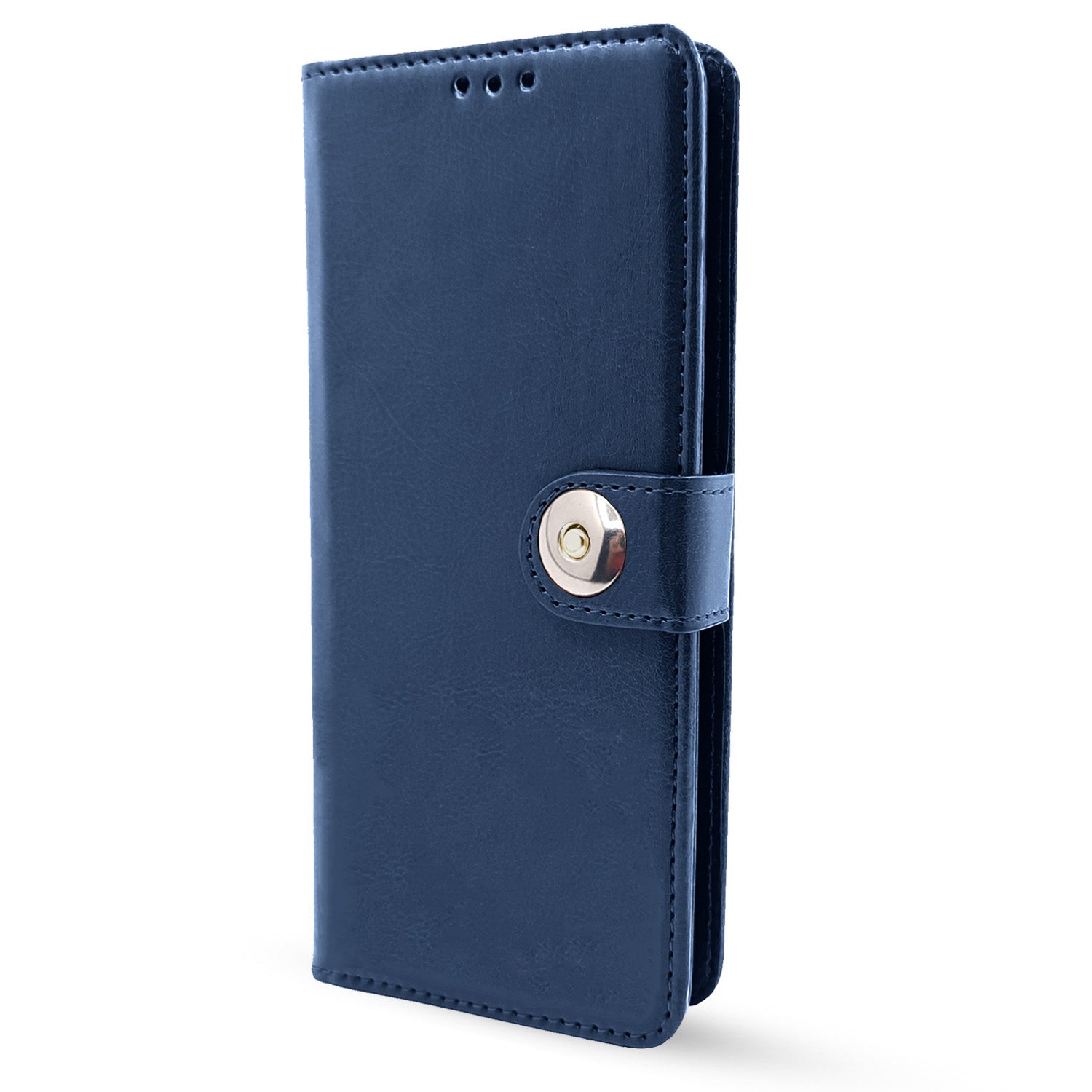 Pikkme Samsung Galaxy A7 2018 Button Flip Cover (Blue)