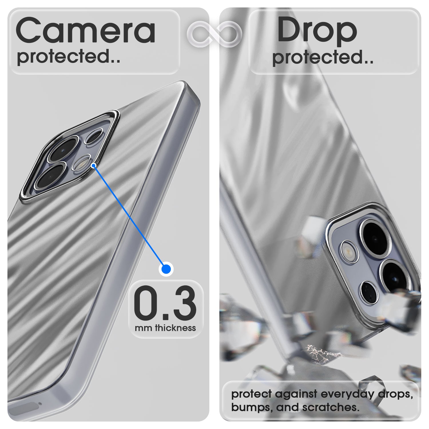 Pikkme Oppo K13 5G Swirl Design Silver Forest Back Cover  (Silver)
