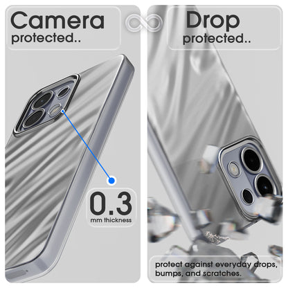 Pikkme Oppo K13 5G Swirl Design Silver Forest Back Cover  (Silver)