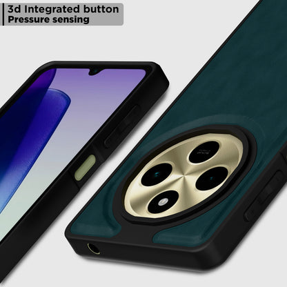Pikkme Redmi A4 5G / Redmi 14C 5G / Poco C75 5G Premium Leatherback Case (Green)
