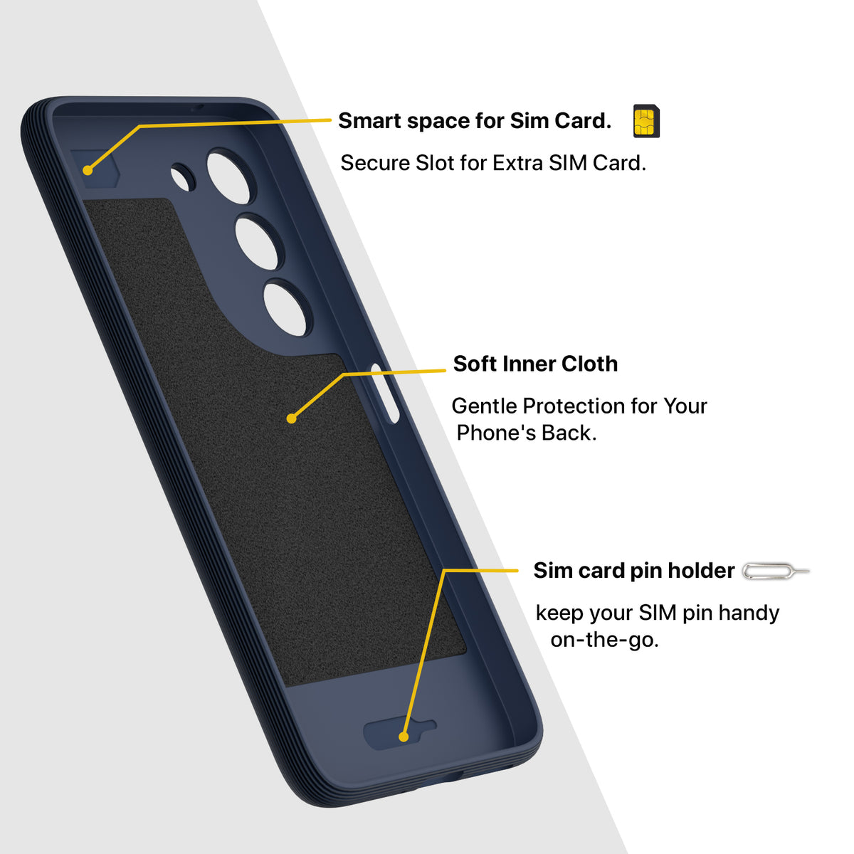 Redmi 15 5G Gencase mobile back cover in blue by Pikkme – photo 6