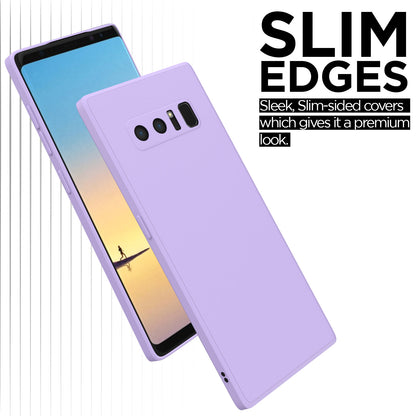 Pikkme Samsung Galaxy Note 8 Soft Matte Silicone Shockproof Case | Purple