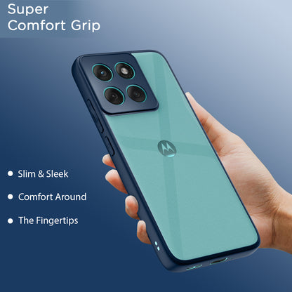 Pikkme Motorola Moto Edge 60 Fusion 5G Eagle 2 Back Cover (Blue)
