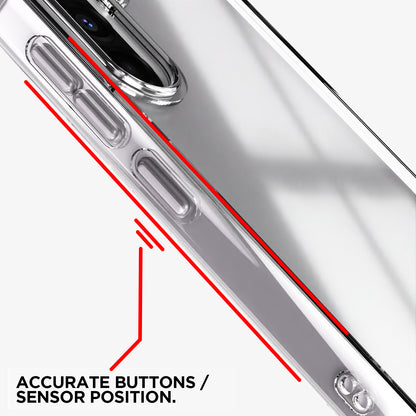 Pikkme Samsung Galaxy A56 5G  PC + TPU Crystal Clear Transparent Back Cover (Transparent)