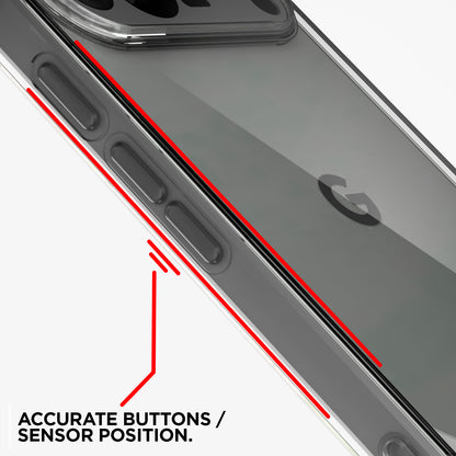 Pikkme Google Pixel 10 Pro PC + TPU Crystal Clear Back Cover (Transparent)