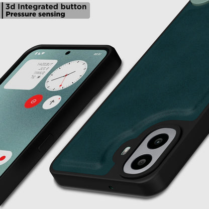 Pikkme CMF by Nothing Phone 1 Premium Super Soft-Touch Leatherback Case (Green)