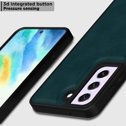 Pikkme Samsung Galaxy S21 FE 5G Premium Leatherback Case (Green)