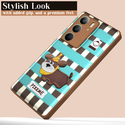 Pikkme  Realme C75 Cute Girlish Dog Series Back Cover (Design2)
