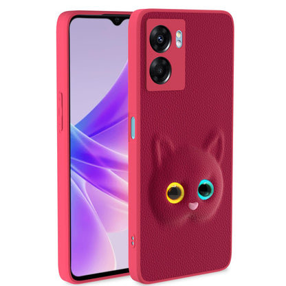 Pink Cat back cover for Oppo K10 5G – Pikkme