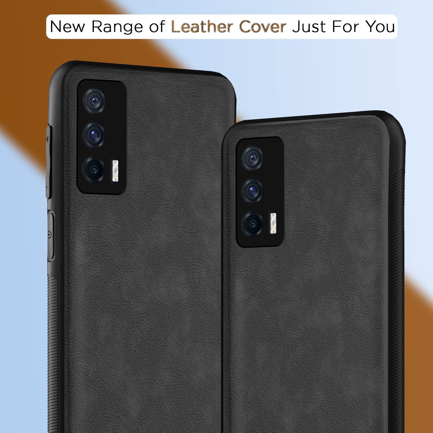 iQOO 7 5G Leather mobile cover in grey by Pikkme – photo 7