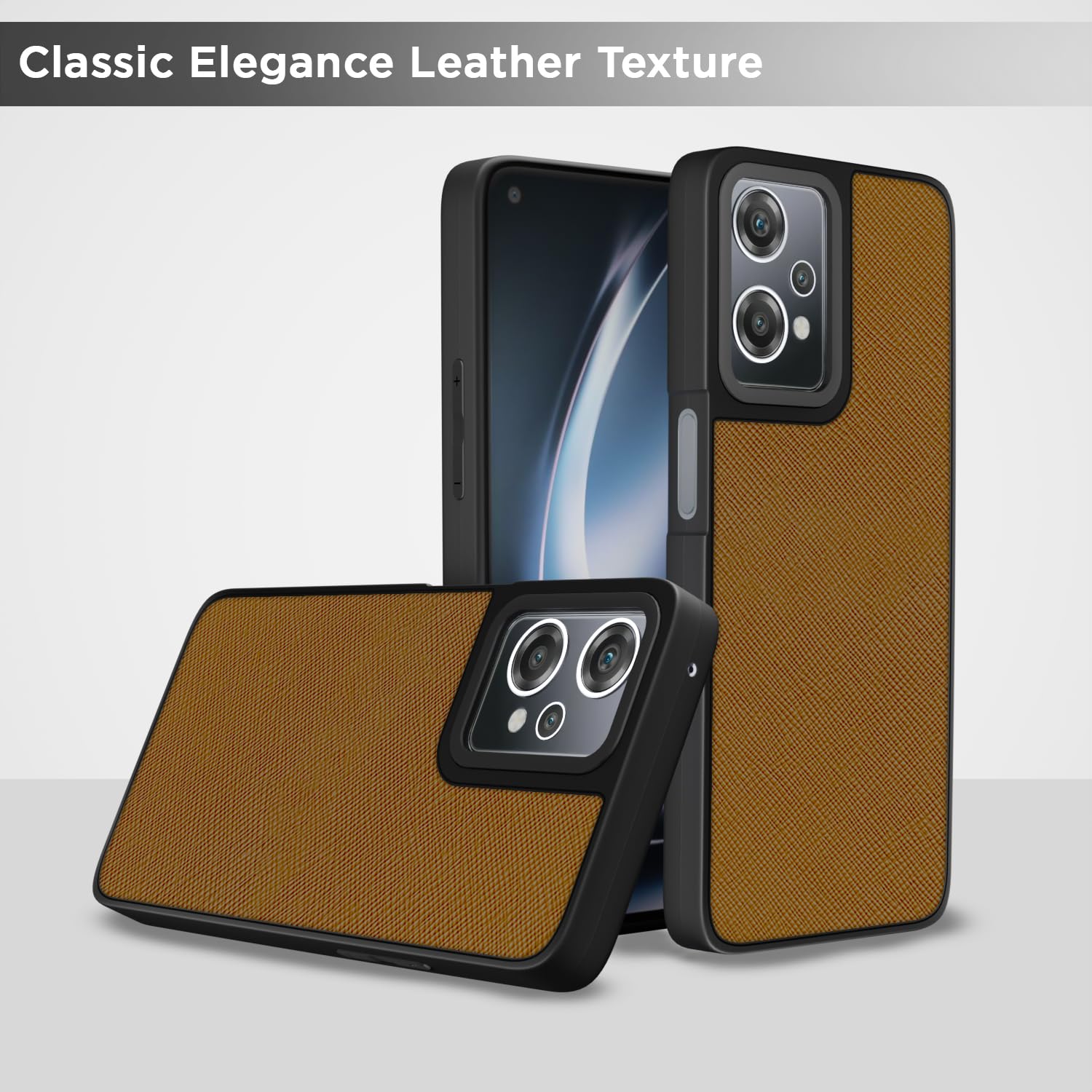 Pikkme tan Leatherback mobile cover for OnePlus Nord CE 2 Lite 5G – photo 6