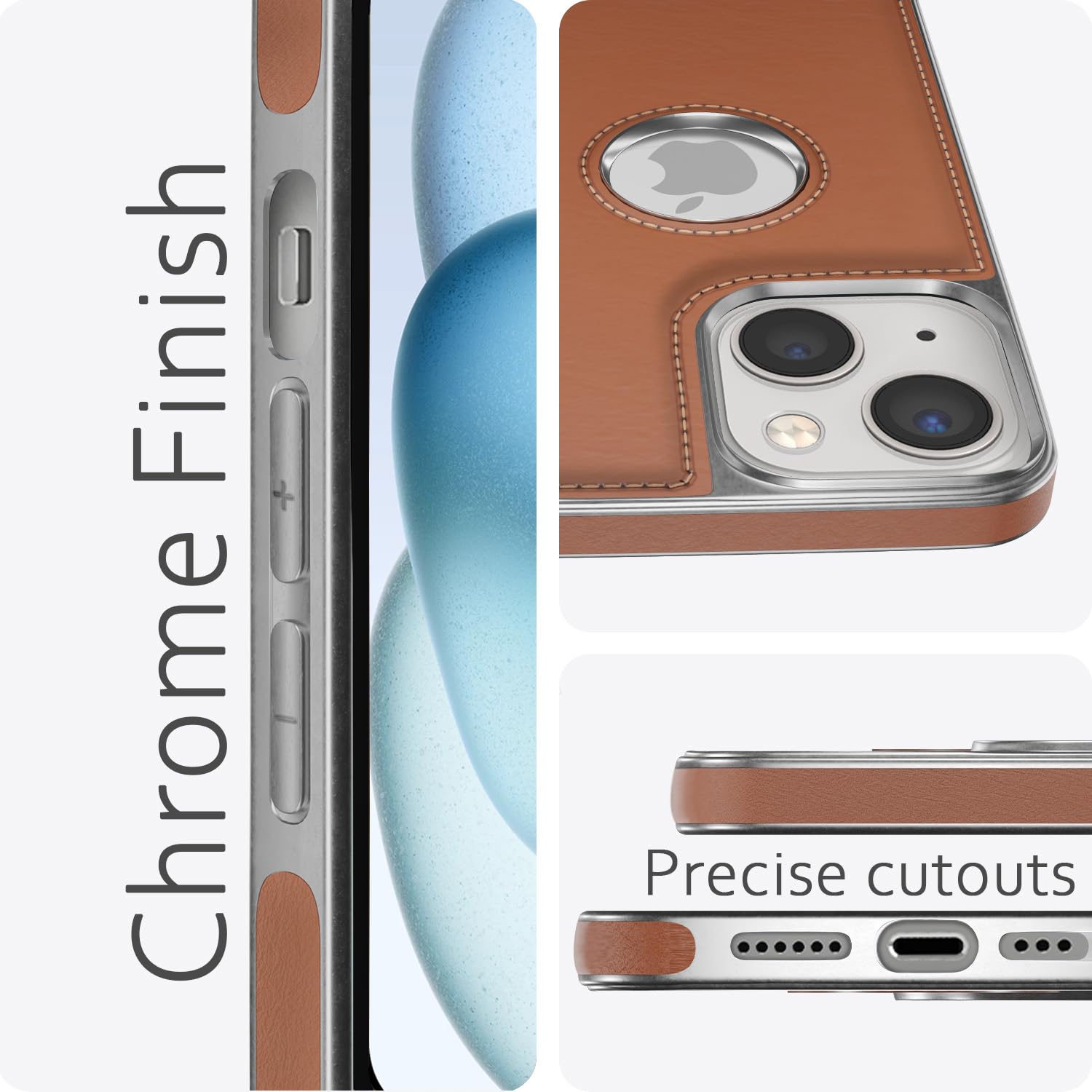 Pikkme iPhone 15 tan mobile back cover – photo 3