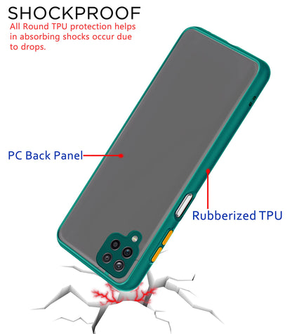 Samsung A22 4G Hybrid mobile back cover in green by Pikkme – photo 4