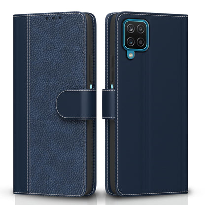 Blue Wallet flip case for Samsung M12/F12/A12 – Pikkme